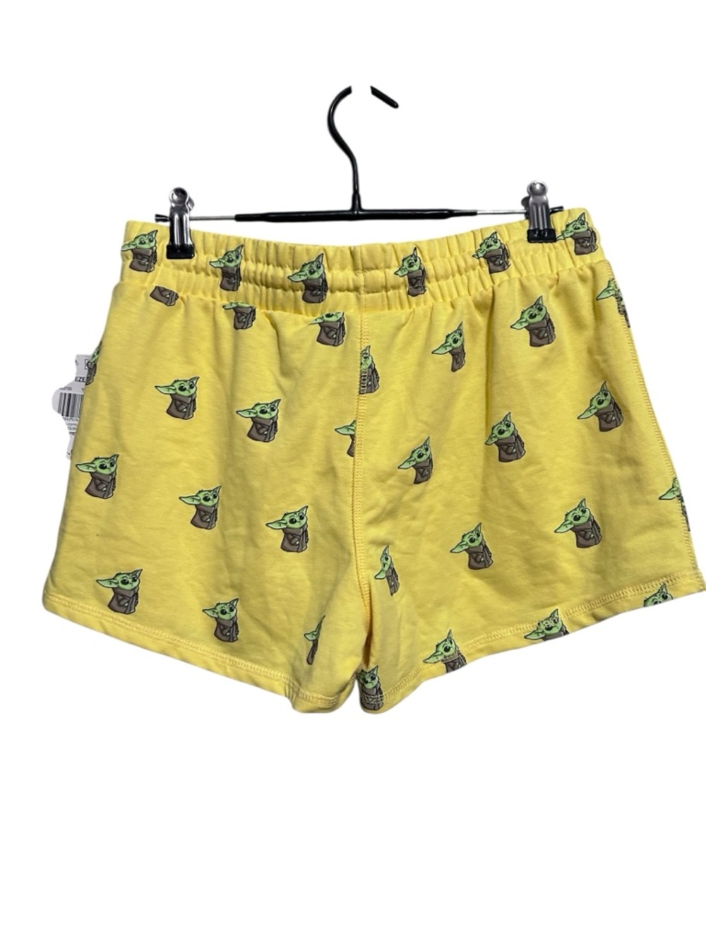 Star Wars Yellow Grogu Print Women’s Lounge Shorts - Picture 2 of 6